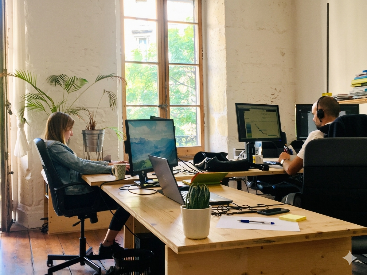 Hubcoworking Bordeaux – Espace coworking créatifs